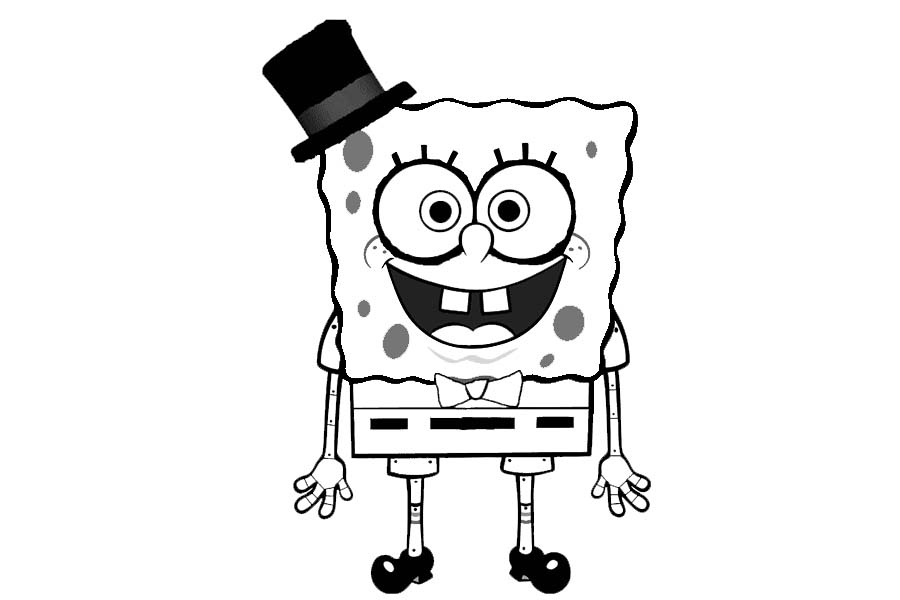 Spongebob und Hut